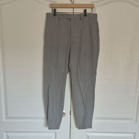 Tommy Hilfiger Men's Classic Gray Dress Pants - Picture 1 of 16